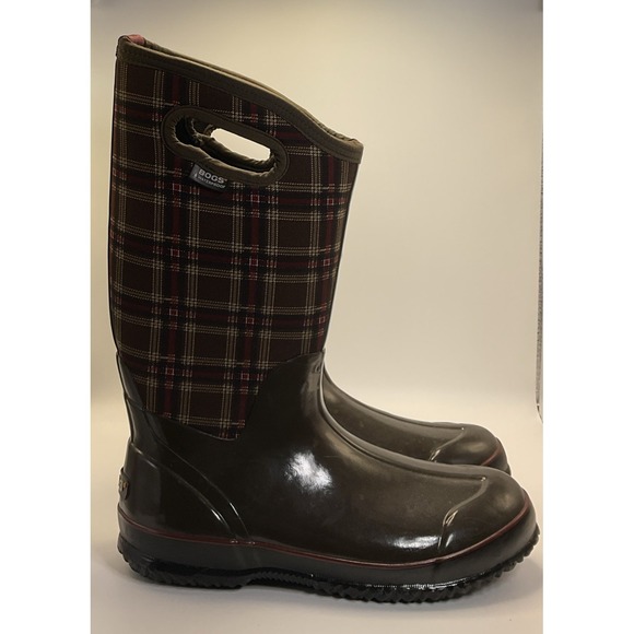 Bogs Shoes - BOGS Classic Winter Plaid Neo-Tech Women's Waterproof Snow Rain Boots ~ Size 12